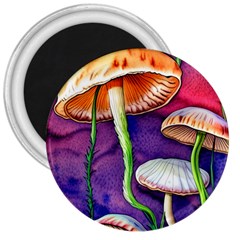 Foraging Mushroom Garden 3  Magnets by GardenOfOphir