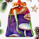 Foraging Mushroom Garden Bell Ornament (Two Sides) Back