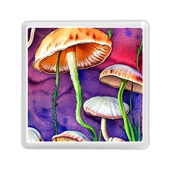 Foraging Mushroom Garden Memory Card Reader (square) by GardenOfOphir