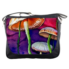 Foraging Mushroom Garden Messenger Bag by GardenOfOphir