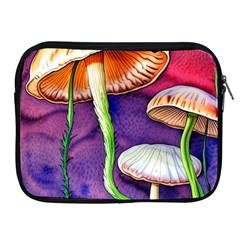 Foraging Mushroom Garden Apple Ipad 2/3/4 Zipper Cases by GardenOfOphir