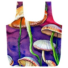 Foraging Mushroom Garden Full Print Recycle Bag (xxxl) by GardenOfOphir