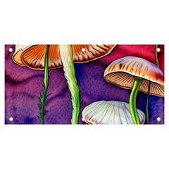 Foraging Mushroom Garden Banner And Sign 6  X 3  by GardenOfOphir