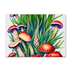 Vintage Mushroom Sticker A4 (100 Pack) by GardenOfOphir