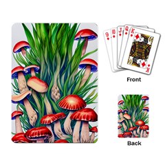 Vintage Mushroom Playing Cards Single Design (rectangle) by GardenOfOphir