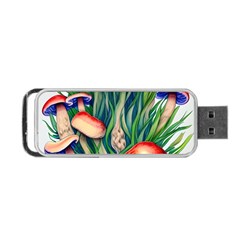 Vintage Mushroom Portable Usb Flash (one Side) by GardenOfOphir