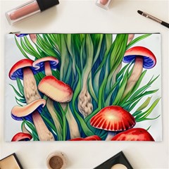 Vintage Mushroom Cosmetic Bag (xxl) by GardenOfOphir