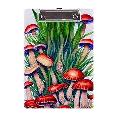 Vintage Mushroom A5 Acrylic Clipboard by GardenOfOphir