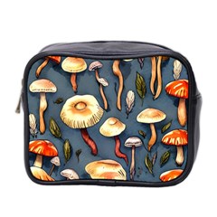 Forest Mushrooms Mini Toiletries Bag (two Sides) by GardenOfOphir