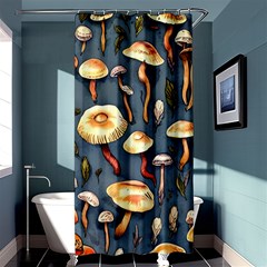 Forest Mushrooms Shower Curtain 36  X 72  (stall)  by GardenOfOphir