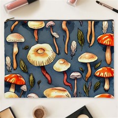 Forest Mushrooms Cosmetic Bag (xxxl) by GardenOfOphir