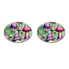 Fairycore Cufflinks (oval) by GardenOfOphir