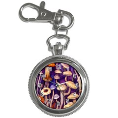 Whimsical Forest Mushroom Key Chain Watches