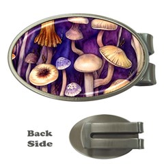 Whimsical Forest Mushroom Money Clips (oval)  by GardenOfOphir