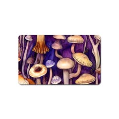 Whimsical Forest Mushroom Magnet (name Card) by GardenOfOphir