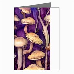 Whimsical Forest Mushroom Greeting Cards (pkg Of 8) by GardenOfOphir