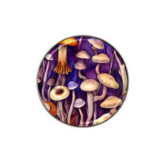 Whimsical Forest Mushroom Hat Clip Ball Marker (4 Pack) by GardenOfOphir