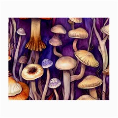 Whimsical Forest Mushroom Small Glasses Cloth