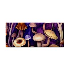 Whimsical Forest Mushroom Hand Towel by GardenOfOphir