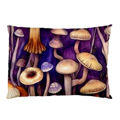 Whimsical Forest Mushroom Pillow Case by GardenOfOphir