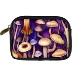 Whimsical Forest Mushroom Digital Camera Leather Case Front