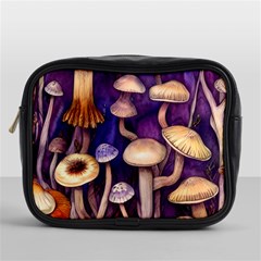 Whimsical Forest Mushroom Mini Toiletries Bag (one Side) by GardenOfOphir