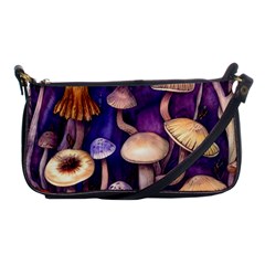 Whimsical Forest Mushroom Shoulder Clutch Bag by GardenOfOphir