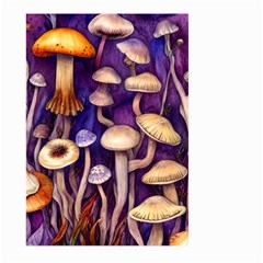 Whimsical Forest Mushroom Large Garden Flag (two Sides) by GardenOfOphir