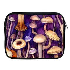 Whimsical Forest Mushroom Apple Ipad 2/3/4 Zipper Cases by GardenOfOphir