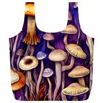 Whimsical Forest Mushroom Full Print Recycle Bag (XL) Front