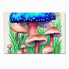 Light And Airy Mushroom Witch Artwork Postcards 5  X 7  (pkg Of 10) by GardenOfOphir