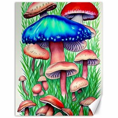 Light And Airy Mushroom Witch Artwork Canvas 18  X 24  by GardenOfOphir