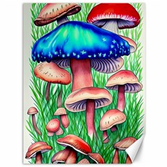 Light And Airy Mushroom Witch Artwork Canvas 36  X 48  by GardenOfOphir