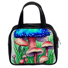 Light And Airy Mushroom Witch Artwork Classic Handbag (two Sides) by GardenOfOphir