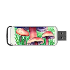 Light And Airy Mushroom Witch Artwork Portable Usb Flash (two Sides) by GardenOfOphir