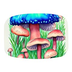 Light And Airy Mushroom Witch Artwork Mini Square Pill Box by GardenOfOphir