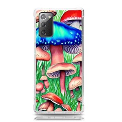 Light And Airy Mushroom Witch Artwork Samsung Galaxy Note 20 Tpu Uv Case by GardenOfOphir