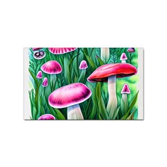 Foreboding Goblincore Mushroom Sticker (rectangular) by GardenOfOphir