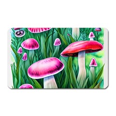 Foreboding Goblincore Mushroom Magnet (rectangular) by GardenOfOphir