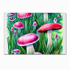 Foreboding Goblincore Mushroom Postcard 4 x 6  (pkg Of 10) by GardenOfOphir