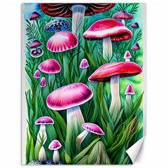 Foreboding Goblincore Mushroom Canvas 12  X 16  by GardenOfOphir