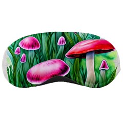 Foreboding Goblincore Mushroom Sleeping Mask by GardenOfOphir