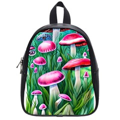 Foreboding Goblincore Mushroom School Bag (small) by GardenOfOphir