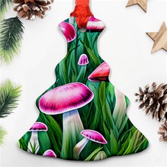 Foreboding Goblincore Mushroom Christmas Tree Ornament (two Sides) by GardenOfOphir