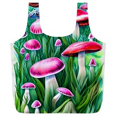 Foreboding Goblincore Mushroom Full Print Recycle Bag (xl) by GardenOfOphir