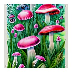 Foreboding Goblincore Mushroom Banner And Sign 3  X 3  by GardenOfOphir