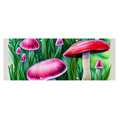 Foreboding Goblincore Mushroom Banner And Sign 8  X 3  by GardenOfOphir