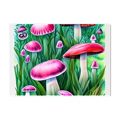 Foreboding Goblincore Mushroom Crystal Sticker (a4) by GardenOfOphir