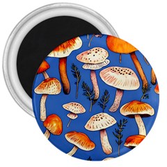 Tiny And Delicate Animal Crossing Mushrooms 3  Magnets by GardenOfOphir