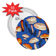 Tiny And Delicate Animal Crossing Mushrooms 2 25  Buttons (10 Pack)  by GardenOfOphir